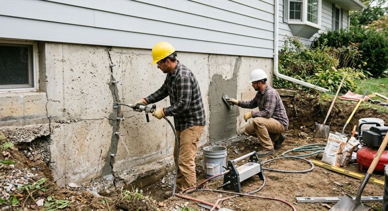 Basement Foundation Repair in Elma, WA