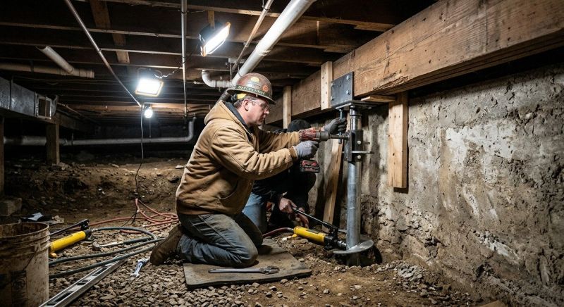 Basement Underpinning in Aberdeen, WA