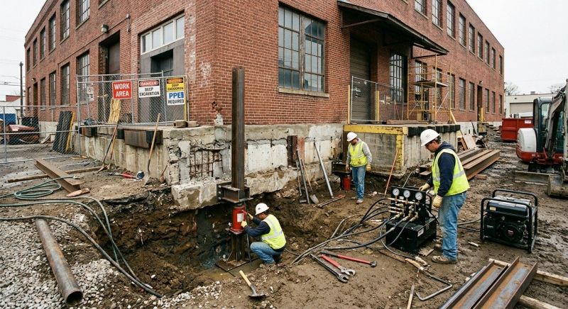 Commercial Foundation Repair in Aberdeen, WA