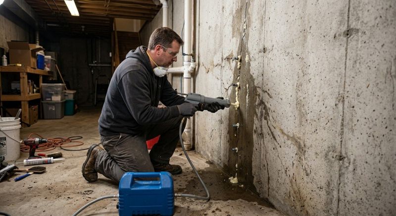 Cracked Foundation Repair in Elma, WA