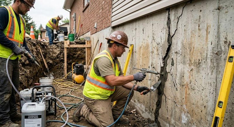 Cracked Foundation Repair in Aberdeen, WA