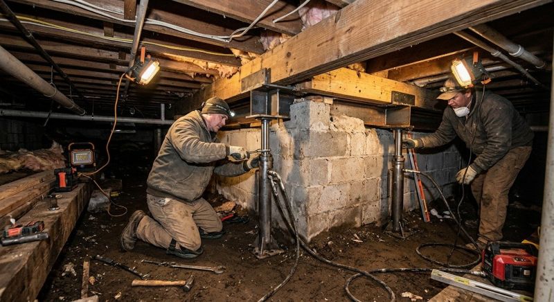 Crawl Space Leveling in Aberdeen, WA
