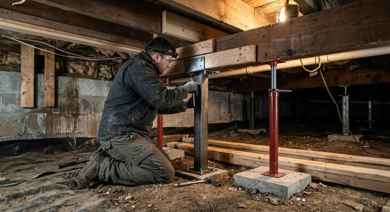 Crawlspace Structural Repair in Aberdeen, WA