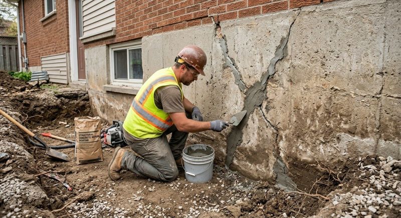 Foundation Crack Repair in Mccleary, WA