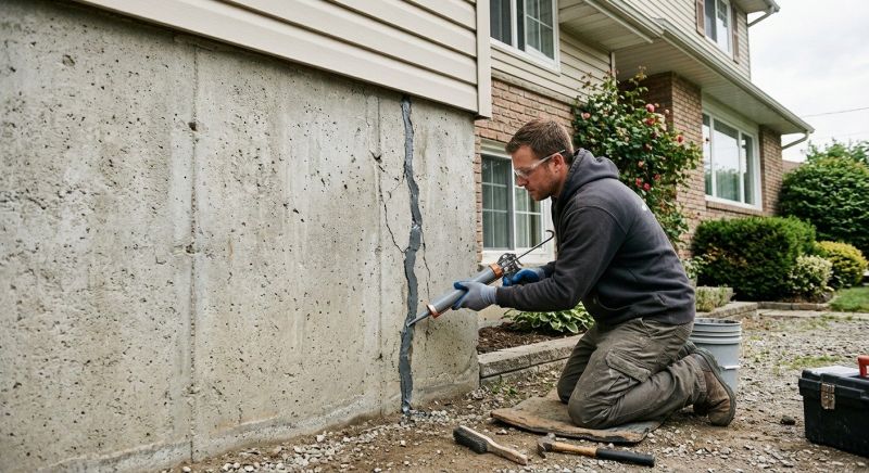 Foundation Crack Sealing in Aberdeen, WA