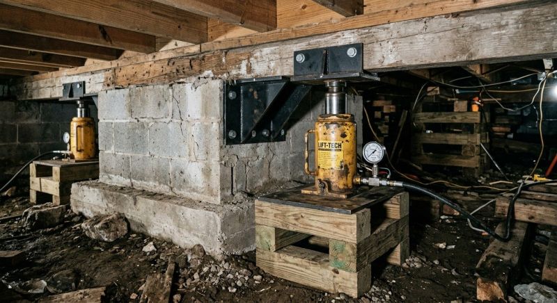 Foundation Jacking in Aberdeen, WA