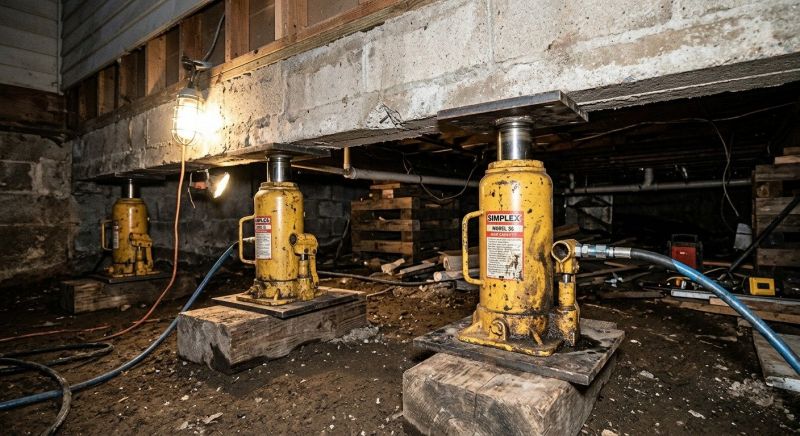 Foundation Jacking in Ocean Shores, WA