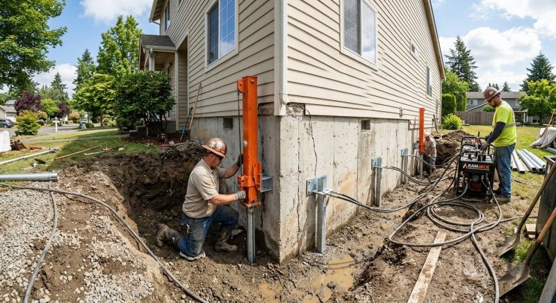 Foundation Pier Repair in Aberdeen, WA