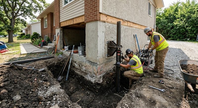 Foundation Pier Repair in Aberdeen, WA