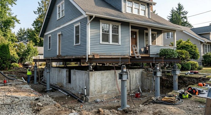 Foundation Raising in Aberdeen, WA