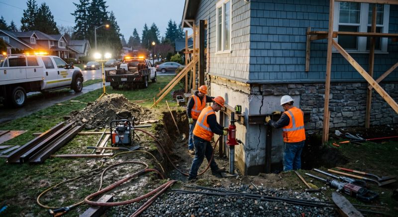 Foundation Renovation in Aberdeen, WA