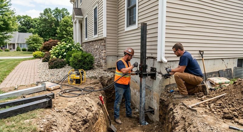 Foundation Stabilizing in Ocean Shores, WA