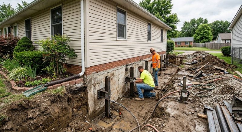 Foundation Stabilizing in Ocean Shores, WA