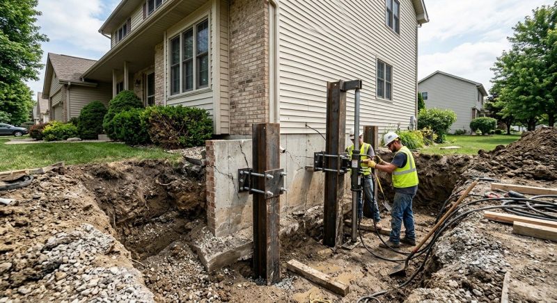 Foundation Underpinning in Aberdeen, WA