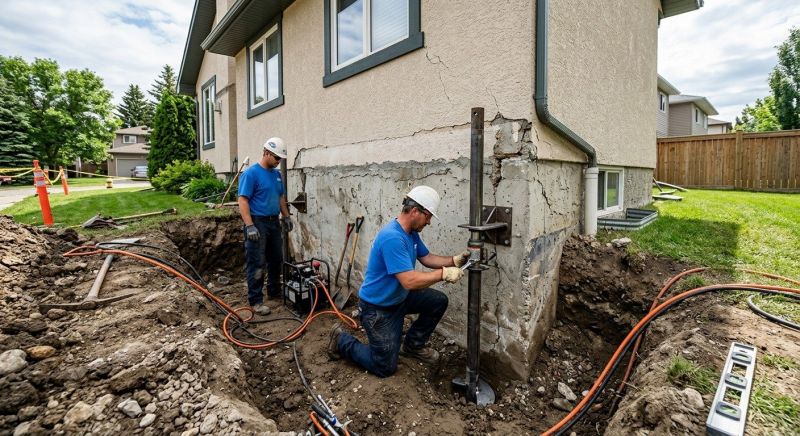 Helical Pile Installation in Aberdeen, WA