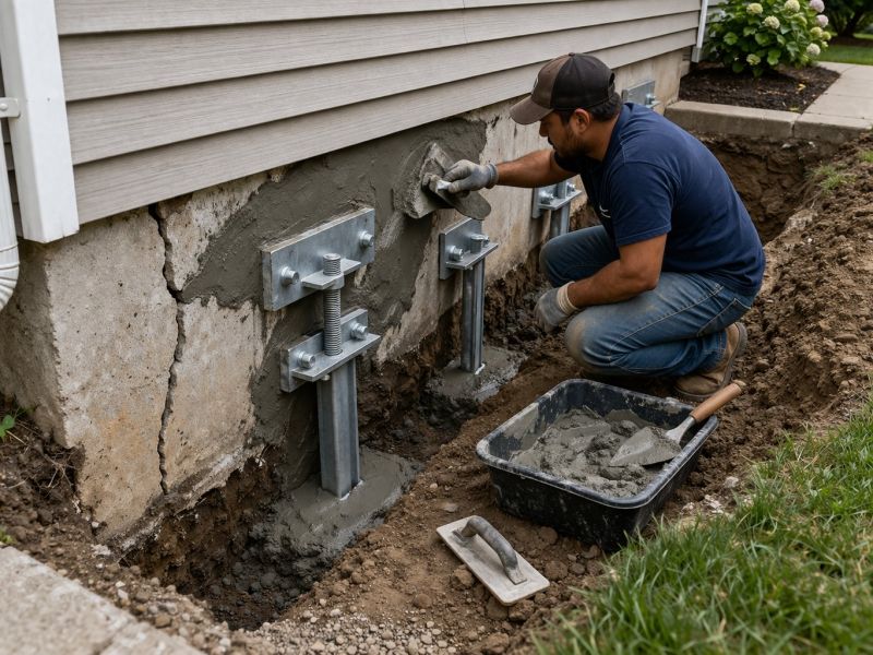 House Foundation Repair in Ocean Shores, WA