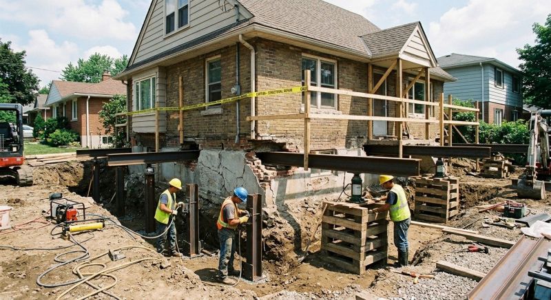 House Foundation Repair in Ocean Shores, WA