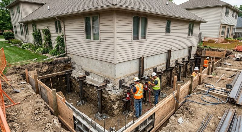House Underpinning in Aberdeen, WA