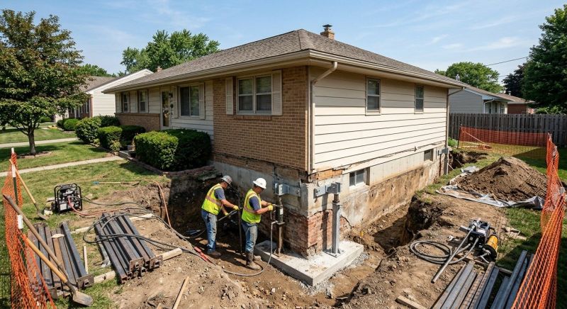 House Underpinning in Aberdeen, WA