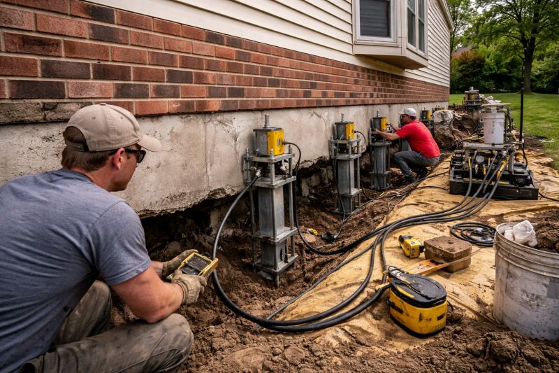 Settling Foundation Service in Ocean Shores, WA