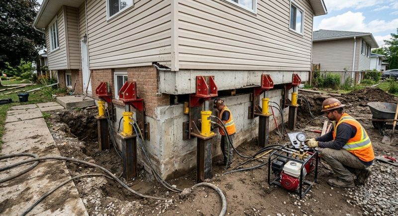 Sinking Foundation Lifting in Aberdeen, WA