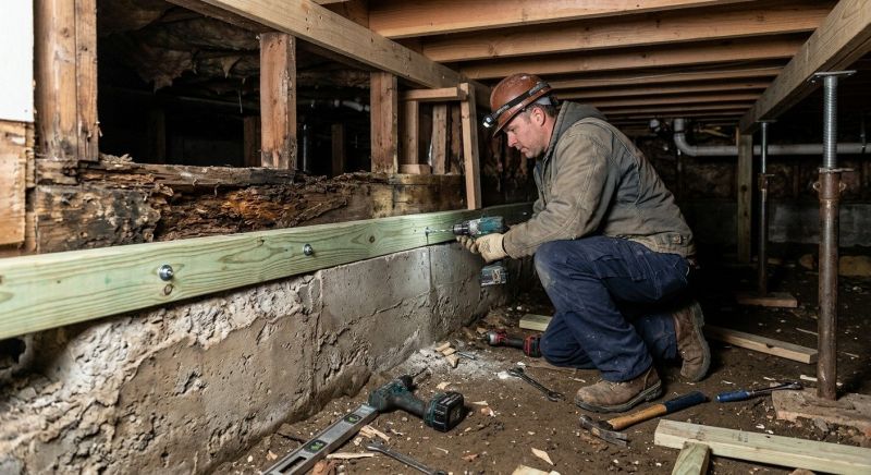 Sinking Foundation Repair in Elma, WA