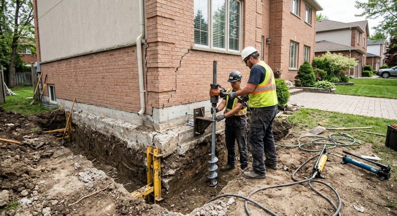 Sinking Foundation Repair in Grays Harbor County, WA