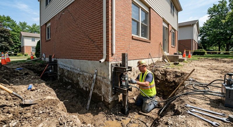 Sinking Foundation Repair in Aberdeen, WA