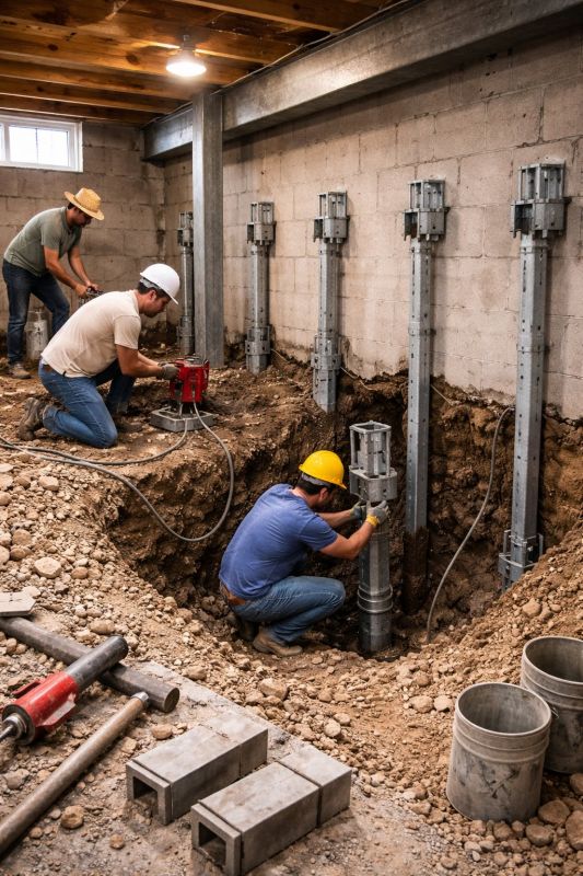 Structural Underpinning in Aberdeen, WA