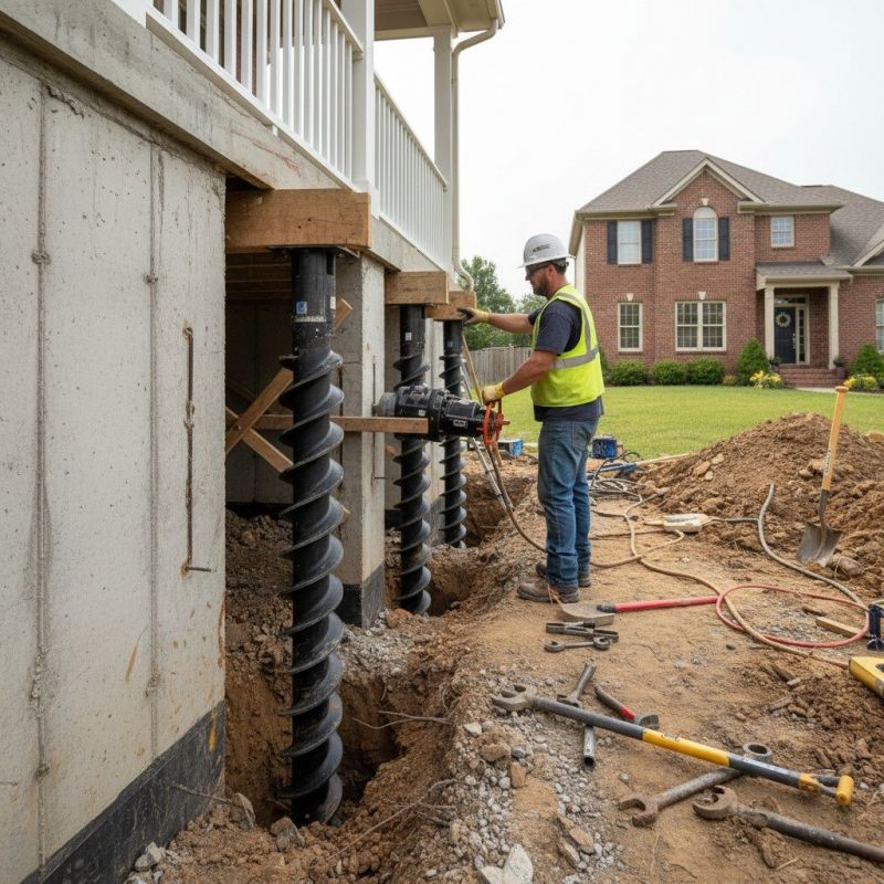 Structural Underpinning in Aberdeen, WA
