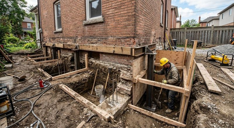 Structural Underpinning in Aberdeen, WA